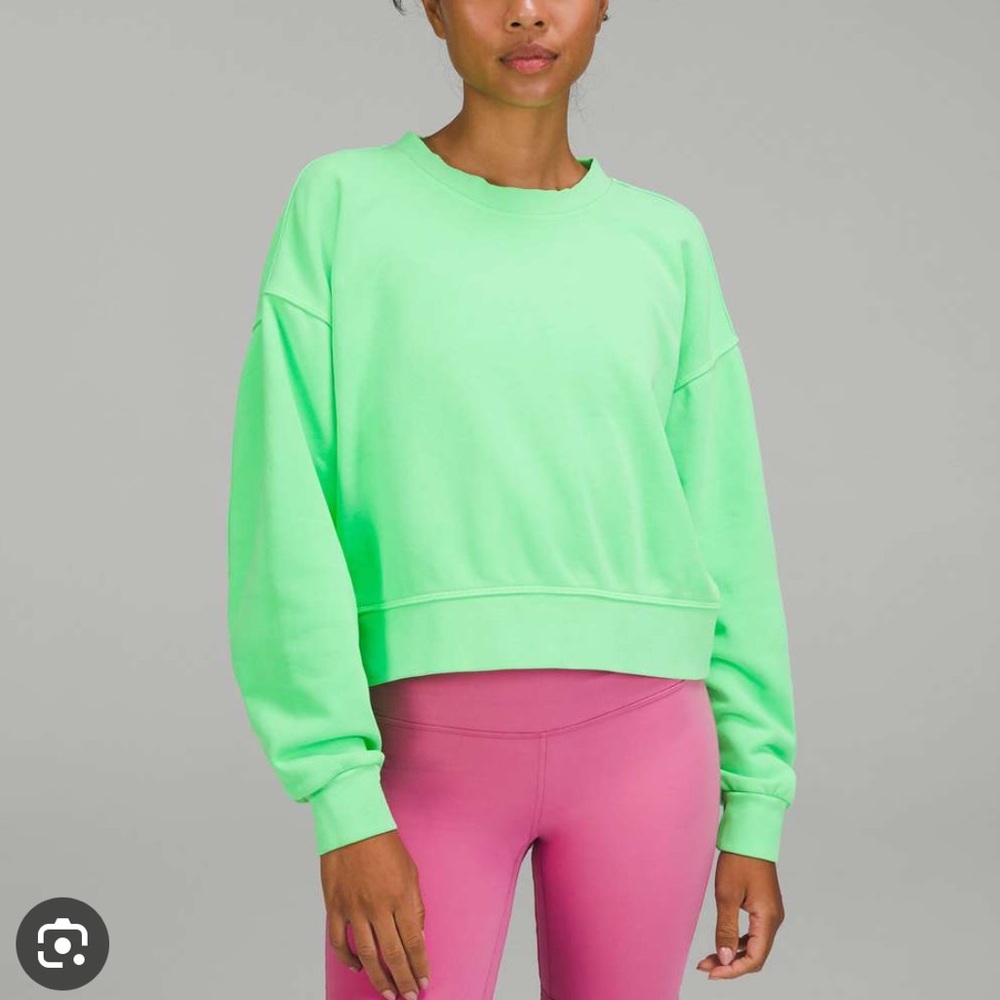 Lululemon Perfectly Oversized Cropped Crewneck
